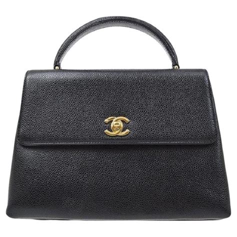 Chanel Caviar Kelly Top Handle Bag 